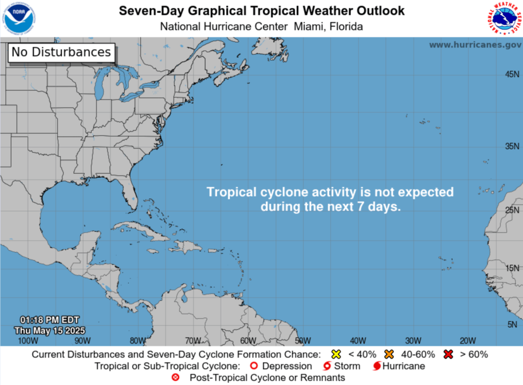 NHC Issues First Tropical Weather Outlook of&nbsp;2025.