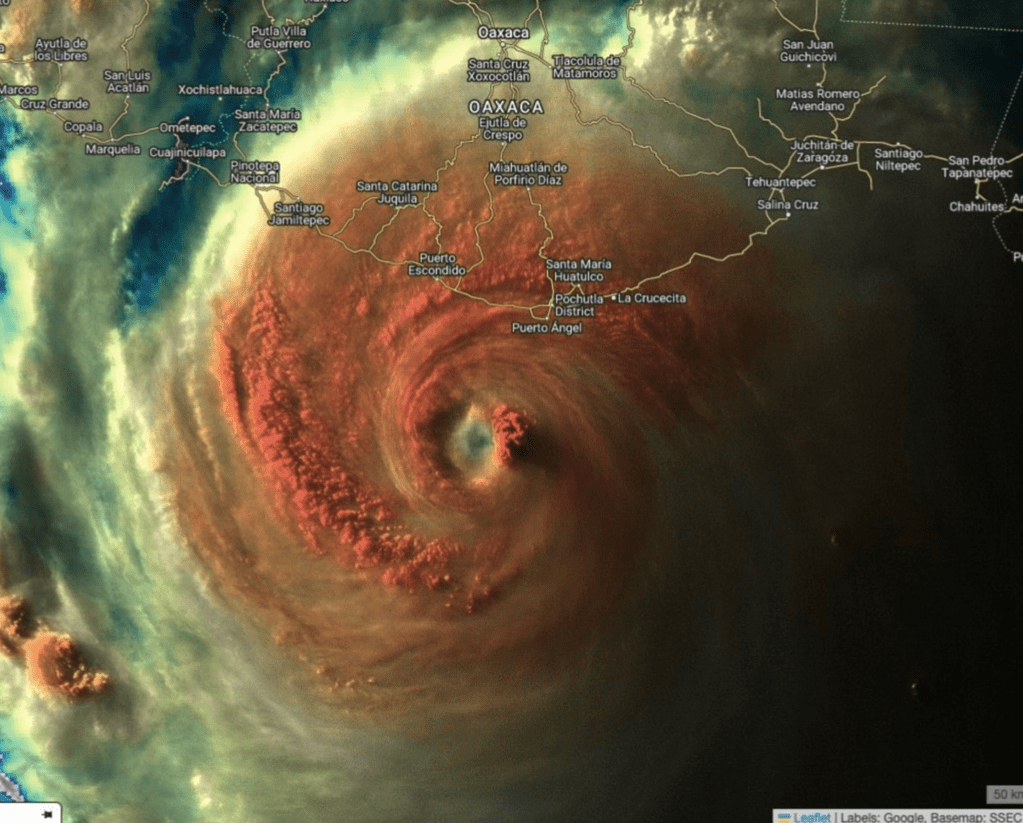 Hurricane Erick Makes Historic Landfall in Oaxaca,&nbsp;Mexico